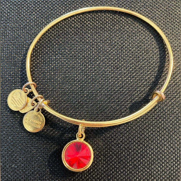 ALEX & ANI gold ruby bracelet - Picture 3 of 6